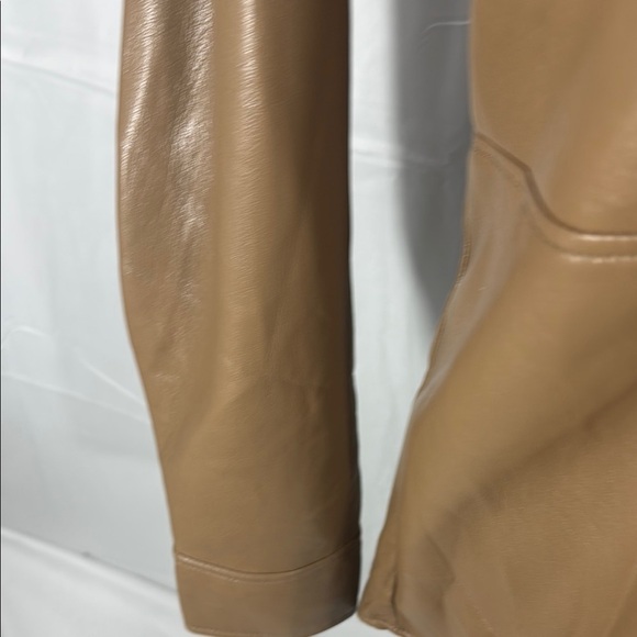 BABATON WOMEN'S TAN FAUX LEATHER JACKET SIZE SMALL - Picture 7 of 13